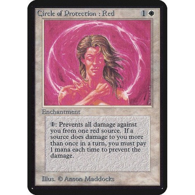 マジック・ザ・ギャザリング】赤の防御円/Circle of Protection
